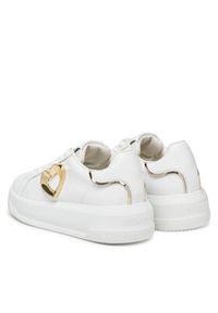 Love Moschino - LOVE MOSCHINO Sneakersy JA15545G0MIA610A Biały. Kolor: biały. Materiał: skóra #6