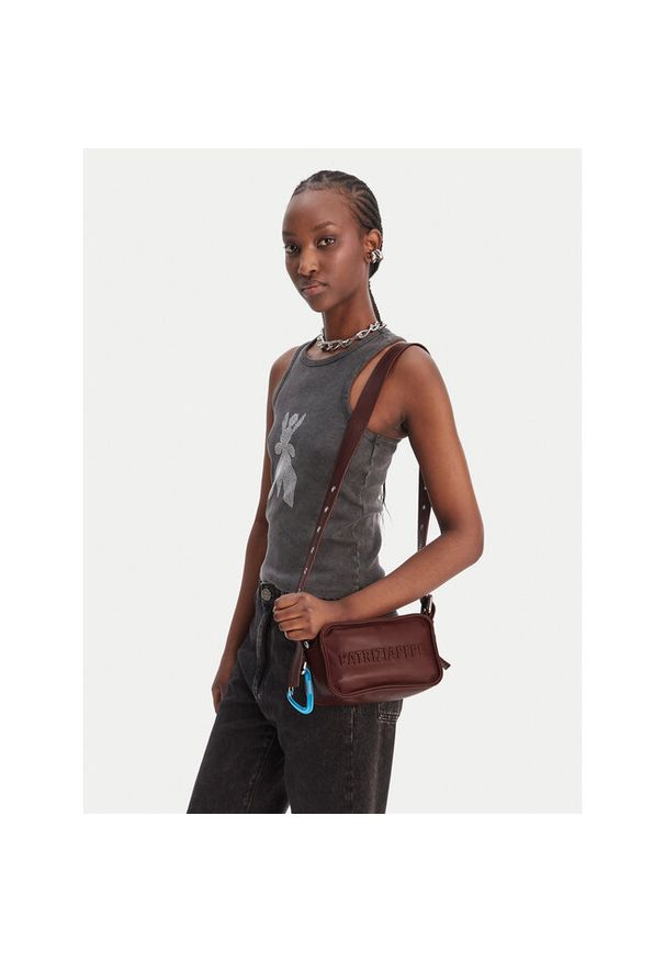Torebka Patrizia Pepe. Kolor: brązowy