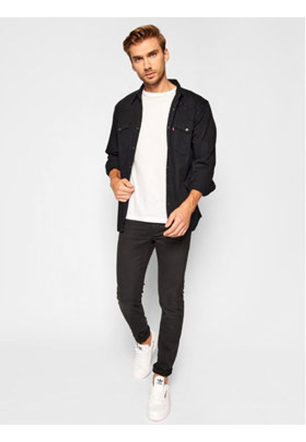 Levi's® Koszula Barstow Western Standard 85744-0002 Czarny Standard Fit. Kolor: czarny. Materiał: bawełna