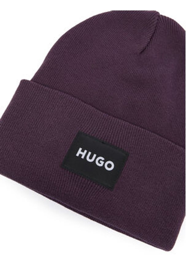 Hugo Czapka Xevon_C 50521527 Fioletowy. Kolor: fioletowy. Materiał: bawełna