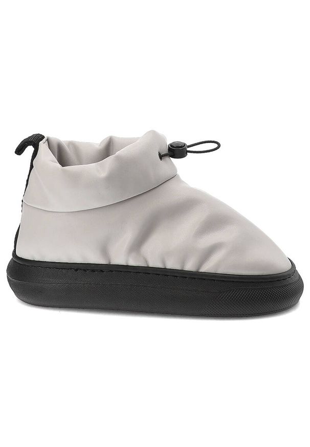 Szare Botki Venezia Ocieplane Buty Damskie. Kolor: szary. Materiał: syntetyk, skóra ekologiczna, futro