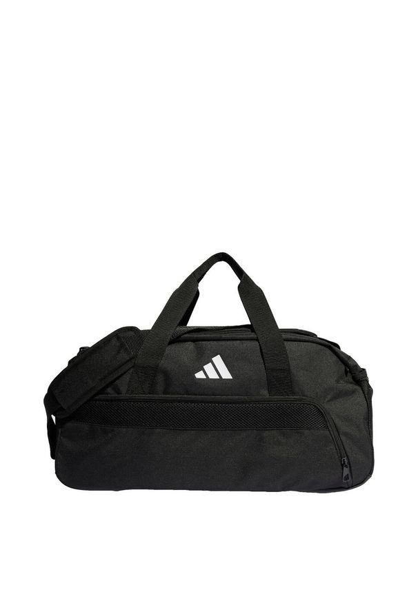 Adidas - Tiro League Duffel Bag Small. Kolor: czarny, biały, wielokolorowy. Materiał: materiał. Sport: fitness