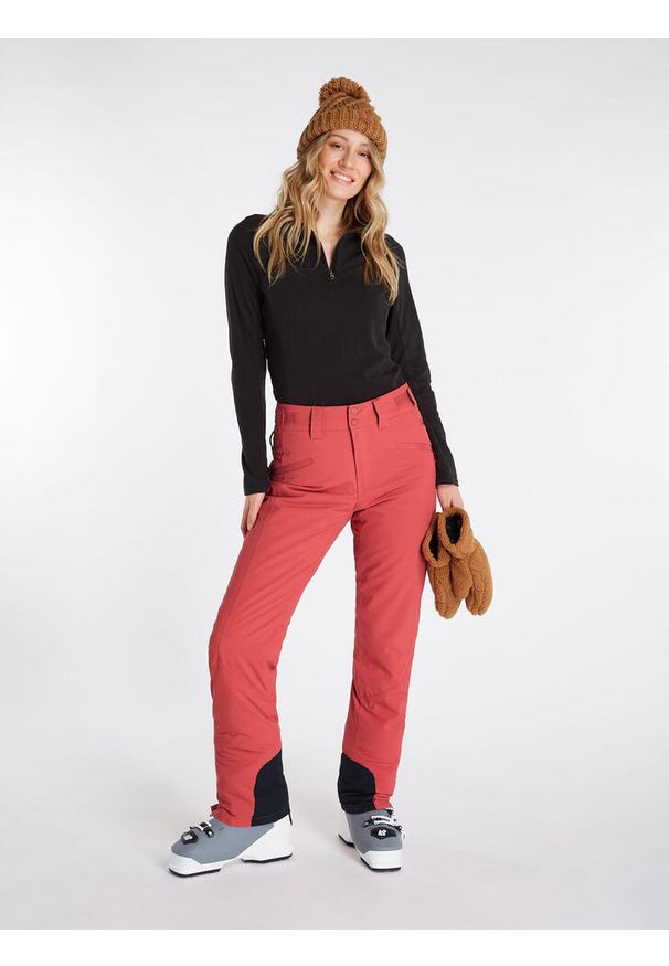 Spodnie narciarskie damskie Protest Kensington. Kolor: różowy, czerwony, wielokolorowy, pomarańczowy. Sezon: zima. Sport: narciarstwo