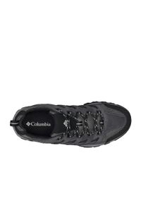 columbia - Buty treningowe męskie Columbia Crestwood. Zapięcie: sznurówki. Kolor: czarny. Materiał: guma, tkanina, skóra, materiał, syntetyk. Szerokość cholewki: normalna. Sport: turystyka piesza