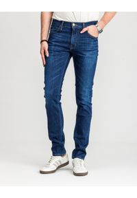 Lee - LEE LUKE MĘSKIE SPODNIE JEANSOWE DARK WORN KANSAS L719IAC22 112328479 #8