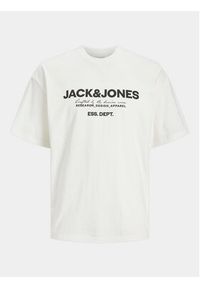 Jack & Jones - Jack&Jones T-Shirt Gale 12247782 Biały Relaxed Fit. Kolor: biały. Materiał: bawełna #4