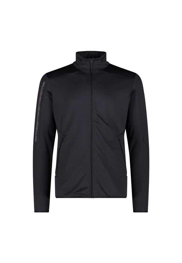 Bluza dresowa z podwójnego materiału CMP. Kolor: szary, wielokolorowy, brązowy, czarny. Materiał: dresówka, materiał. Sport: turystyka piesza