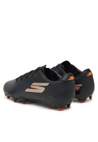 skechers - Skechers Buty do piłki nożnej Gold Fg 252015 BKOR Czarny. Kolor: czarny. Materiał: skóra #5