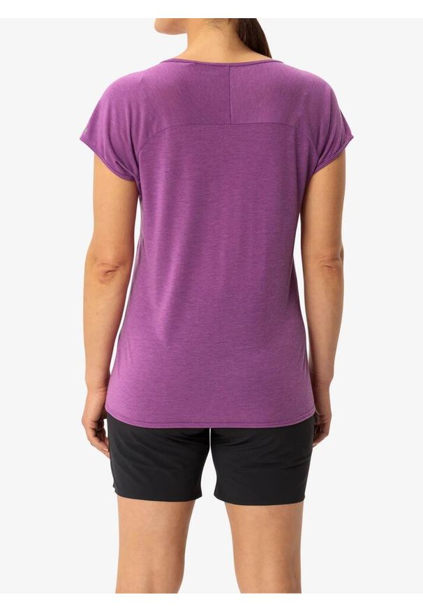 Koszulka szybkoschnąca damska Vaude Tekoa T-Shirt II. Kolor: fioletowy