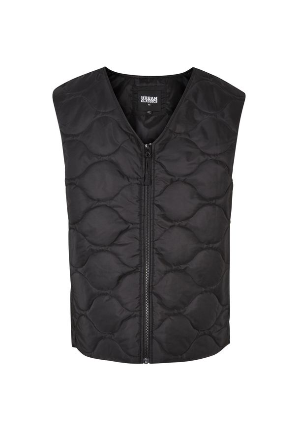 Kurtka bez rękawów z zamkiem błyskawicznym Urban Classics. Kolor: czarny. Materiał: puch. Długość rękawa: bez rękawów