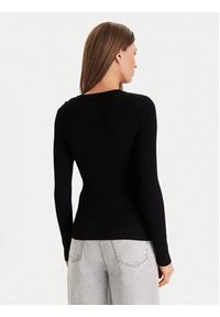 Morgan Sweter 252-MRAYU Czarny Slim Fit. Kolor: czarny. Materiał: syntetyk #5