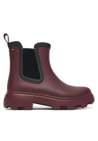 TOMMY HILFIGER - Kalosze Tommy Hilfiger. Kolor: czerwony