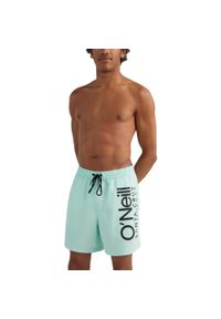 O'Neill - Oryginalne szorty kąpielowe Cali 16" Shorts - jasnoniebieskie. Okazja: na plażę. Kolor: niebieski. Sezon: lato. Styl: sportowy