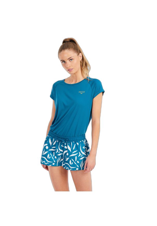 Koszulka damska Protest Happy. Kolor: niebieski. Sezon: lato