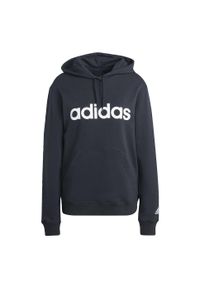 Adidas - Bluza z kapturem Essentials Linear. Typ kołnierza: kaptur. Kolor: czarny, biały, wielokolorowy. Sport: fitness