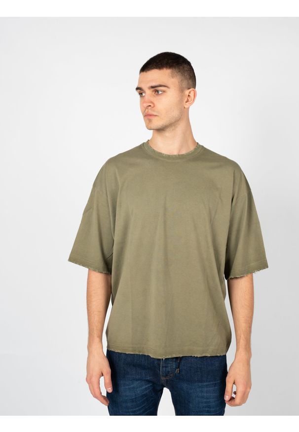 Xagon T-shirt "LTM99" | A23082ZLTM99 | Mężczyzna | Zielony. Kolor: zielony. Materiał: bawełna