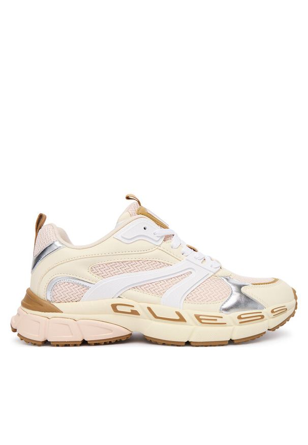 Sneakersy Guess. Kolor: beżowy