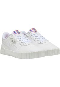 Puma - Damskie Buty Sportowe Carina 2.0 GirlPower. Okazja: na spacer. Kolor: biały. Sezon: zima. Styl: sportowy. Sport: turystyka piesza #1