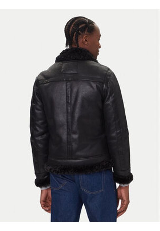 Guess Kożuch M5BL28 W2310 Czarny Regular Fit. Kolor: czarny. Materiał: syntetyk