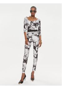 Versace Jeans Couture Kombinezon 76HAM221 Biały Slim Fit. Kolor: biały. Materiał: syntetyk