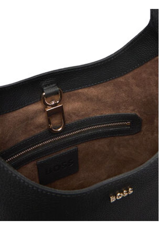 BOSS Torebka 50557982 Czarny. Kolor: czarny. Materiał: skórzane