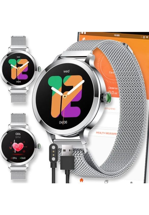 Smartwatch Active Band SMARTWATCH ZEGAREK WATCH DAMSKI MENU PL POLSKIE ROZMOWY AMOLED SPORT PULS NX7. Rodzaj zegarka: smartwatch. Styl: sportowy