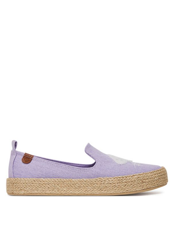 Roxy Espadryle CSS20547-02 Fioletowy. Kolor: fioletowy. Materiał: materiał