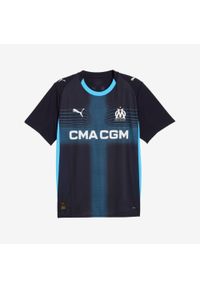 Koszulka piłkarska Puma Olympique de Marseille 25/26 wyjazdowa. Materiał: materiał. Sport: piłka nożna