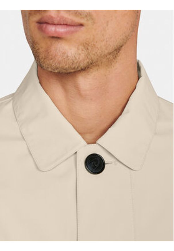 Matinique Płaszcz przejściowy 30204455 Beżowy Regular Fit. Kolor: beżowy. Materiał: syntetyk