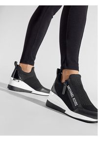 MICHAEL Michael Kors Sneakersy Willis Wedge Trainer 43S2WIFS1D Czarny. Kolor: czarny. Materiał: materiał #5