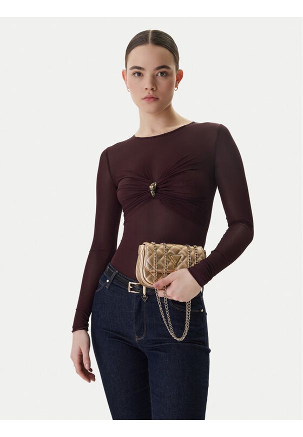 Guess Torebka J5YZ17 WGT10 Złoty. Kolor: złoty. Materiał: skórzane