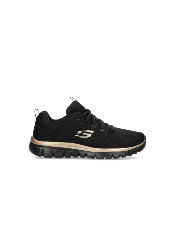 skechers - Buty damskie SKECHERS Graceful Get Connected. Okazja: na co dzień. Kolor: czarny