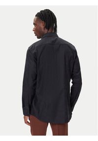 Hugo - HUGO Koszula Kenno 50500965 Czarny Slim Fit. Kolor: czarny. Materiał: bawełna #4