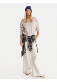 Quiksilver Bluza EQWFT03188 Fioletowy Oversize. Kolor: fioletowy. Materiał: bawełna
