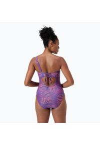 Strój pływacki jednoczęściowy damski Speedo Shaping Printed Asymmetric. Kolor: niebieski