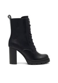 Clara Barson Botki KLARISSA WS5881-10 Czarny. Kolor: czarny. Materiał: skóra