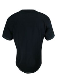 Pako Jeans - T-shirt Bawełniany, Granatowy z Cukierkowym Nadrukiem, Męski, Krótki Rękaw, U-neck -PAKO JEANS. Okazja: na co dzień. Kolor: niebieski. Materiał: bawełna. Długość rękawa: krótki rękaw. Długość: krótkie. Wzór: nadruk. Styl: casual