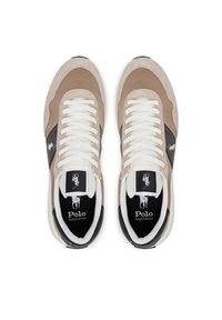 Polo Ralph Lauren Sneakersy 809968176002 Beżowy. Kolor: beżowy. Materiał: zamsz, skóra #4