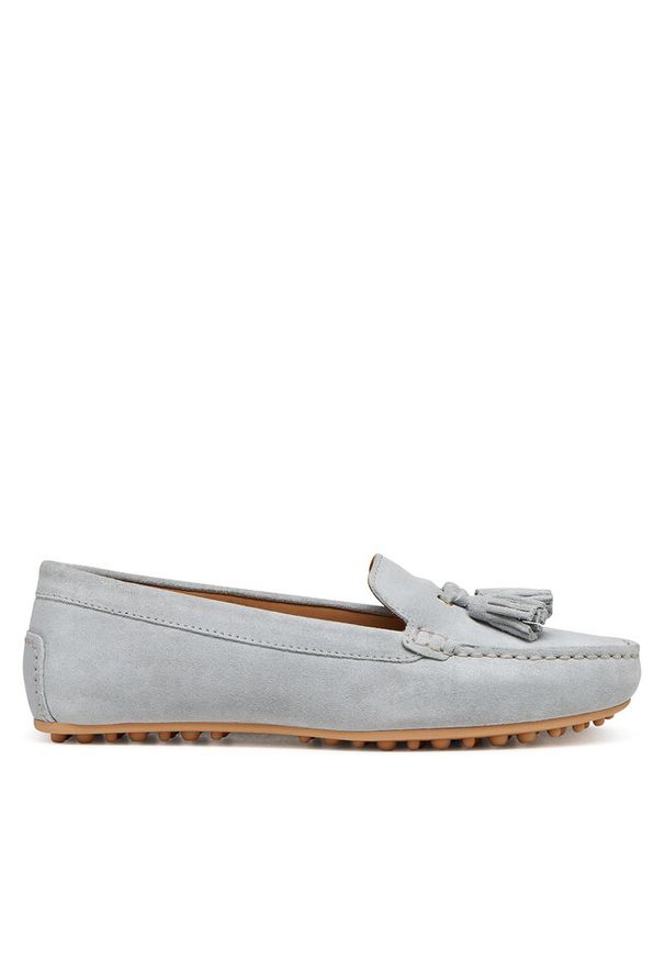 Mokasyny Geox. Kolor: szary