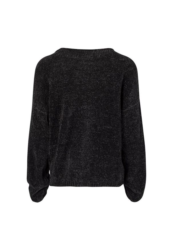 Urban Classics - Damski Sweter Szenilowy Oversize. Kolor: czarny