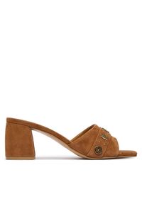 Klapki Guess. Kolor: brązowy #1