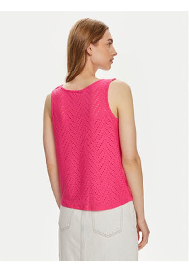 JDY Top Carla 15261741 Różowy Regular Fit. Kolor: różowy. Materiał: syntetyk