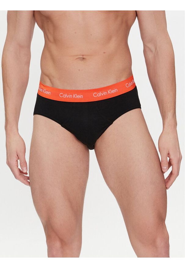 Calvin Klein Underwear Komplet 3 par slipów 0000U2661G Czarny. Kolor: czarny. Materiał: bawełna