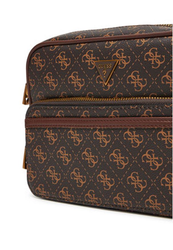 Guess Saszetka HMMILO P5422 Brązowy. Kolor: brązowy. Materiał: skóra