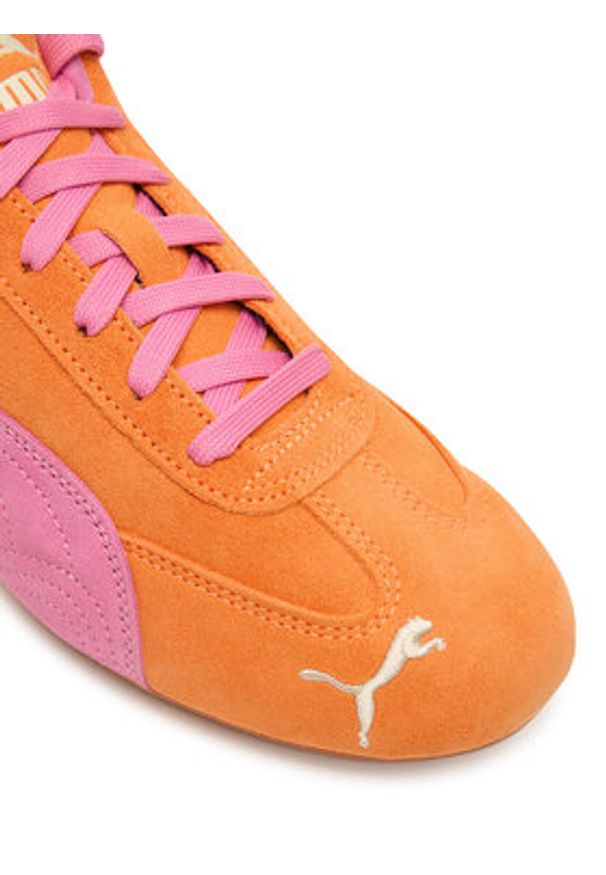 Puma Sneakersy Speedcat OG 398846 50 Pomarańczowy. Kolor: pomarańczowy. Materiał: zamsz, skóra