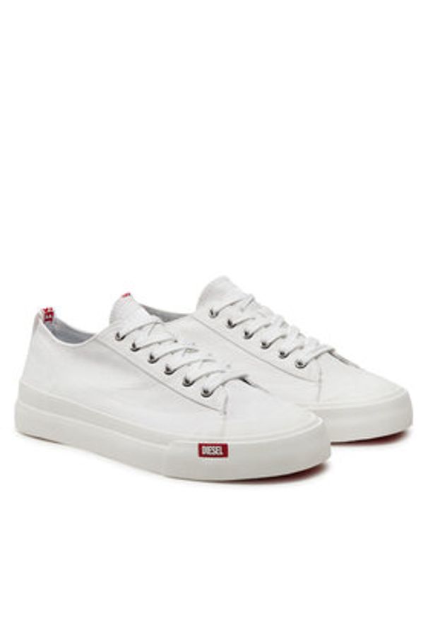 Diesel Trampki Y03332 P2994 H7528 Biały. Kolor: biały. Materiał: bawełna, materiał