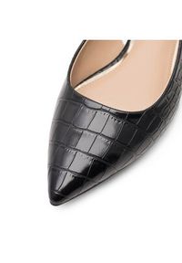 Nine West Baleriny AAFIA JF2187-1 Czarny. Kolor: czarny. Materiał: materiał #8