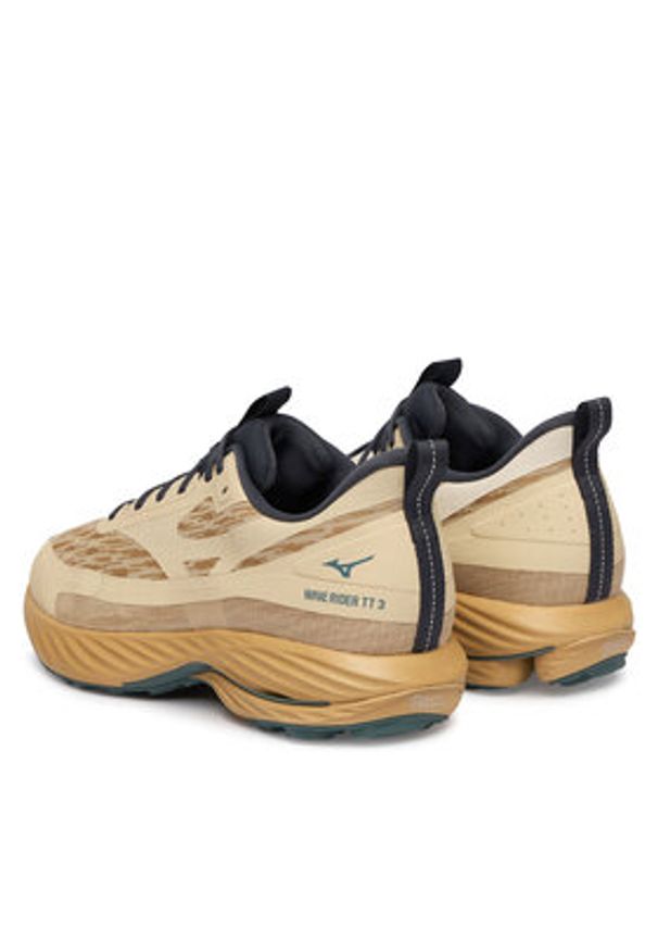 Mizuno Buty do biegania WAVE RIDER TT 3 J1GC2532 52 Beżowy. Kolor: beżowy. Materiał: materiał. Model: Mizuno Wave