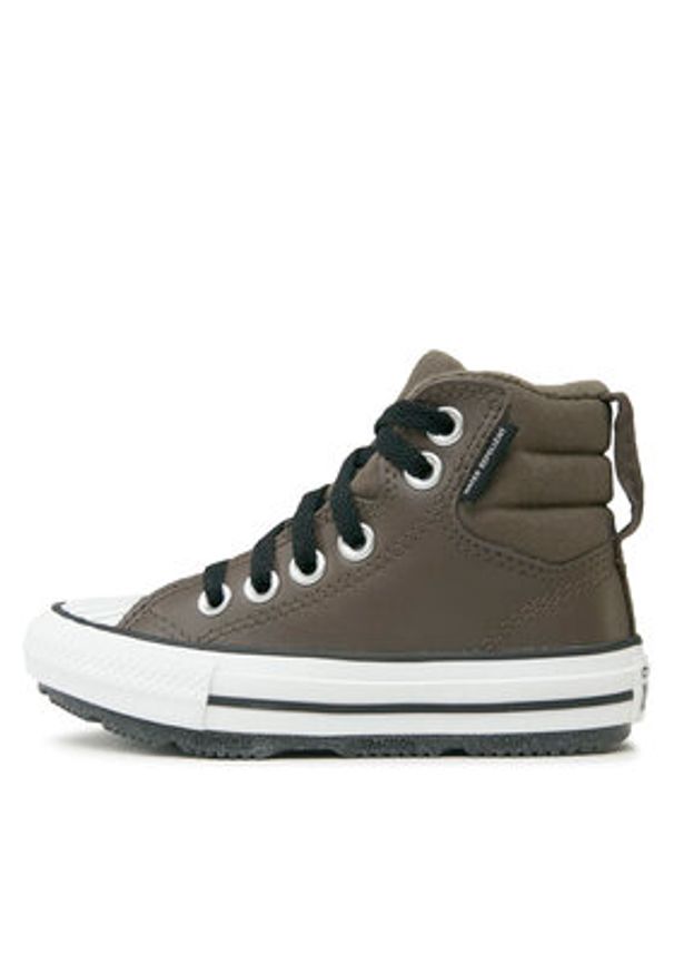 Converse Trampki Chuck Taylor All Star Berkshire Boot A04812C Beżowy. Kolor: beżowy. Materiał: skóra