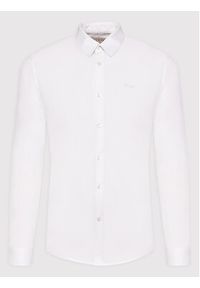 Guess Koszula Sunset M1YH20 W7ZK1 Biały Slim Fit. Kolor: biały. Materiał: bawełna #4